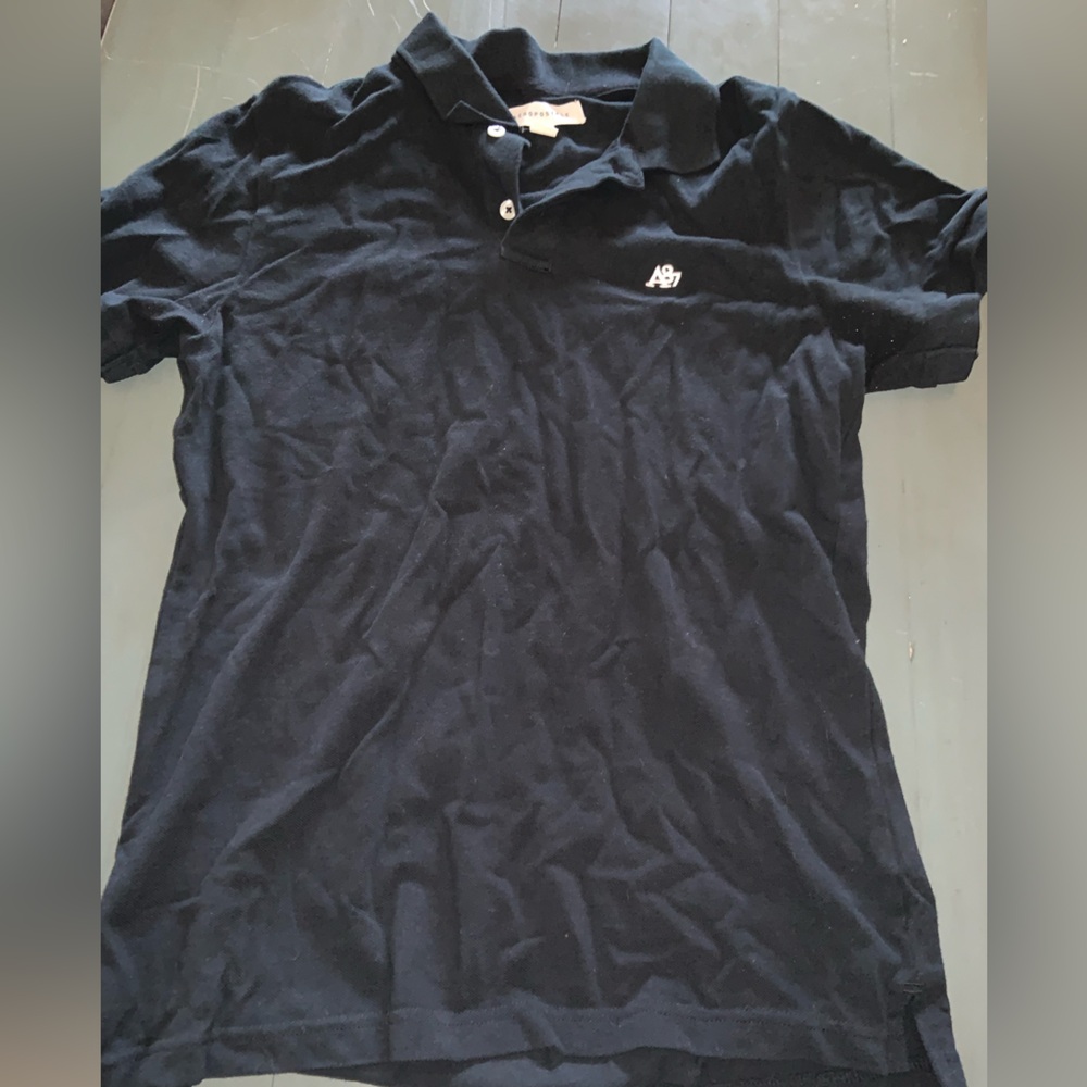 Aeropostale Men's Black Polo Shirt